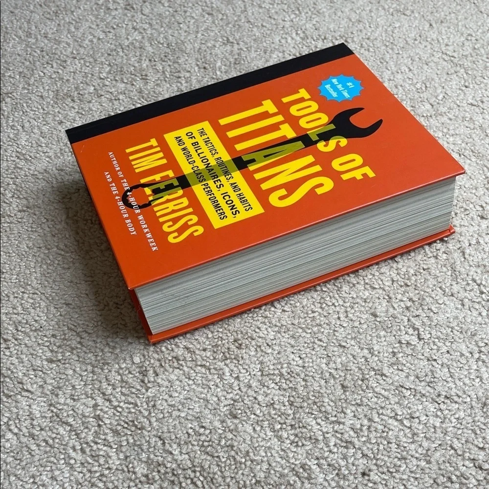 Tools of Titans Hardcover Book
